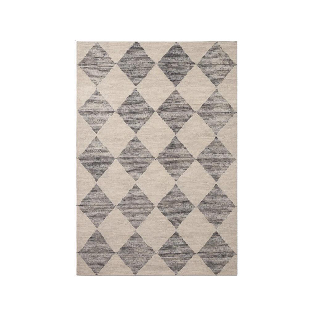 Chris Loves Julia x Loloi Francis Wool Beige / Charcoal Rug