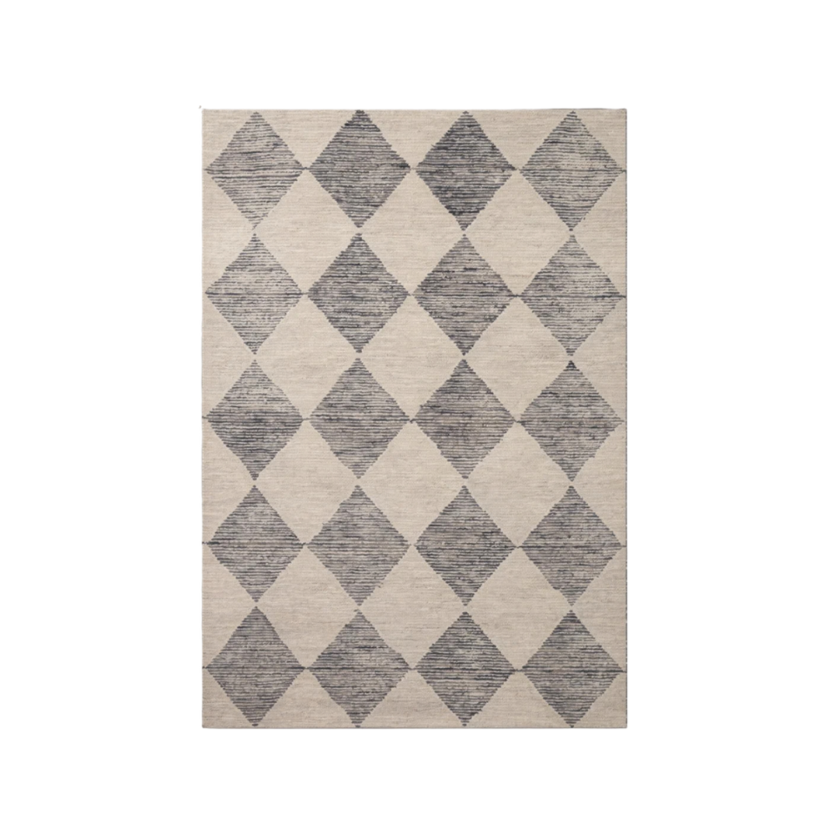 Chris Loves Julia x Loloi Francis Wool Beige / Charcoal Rug