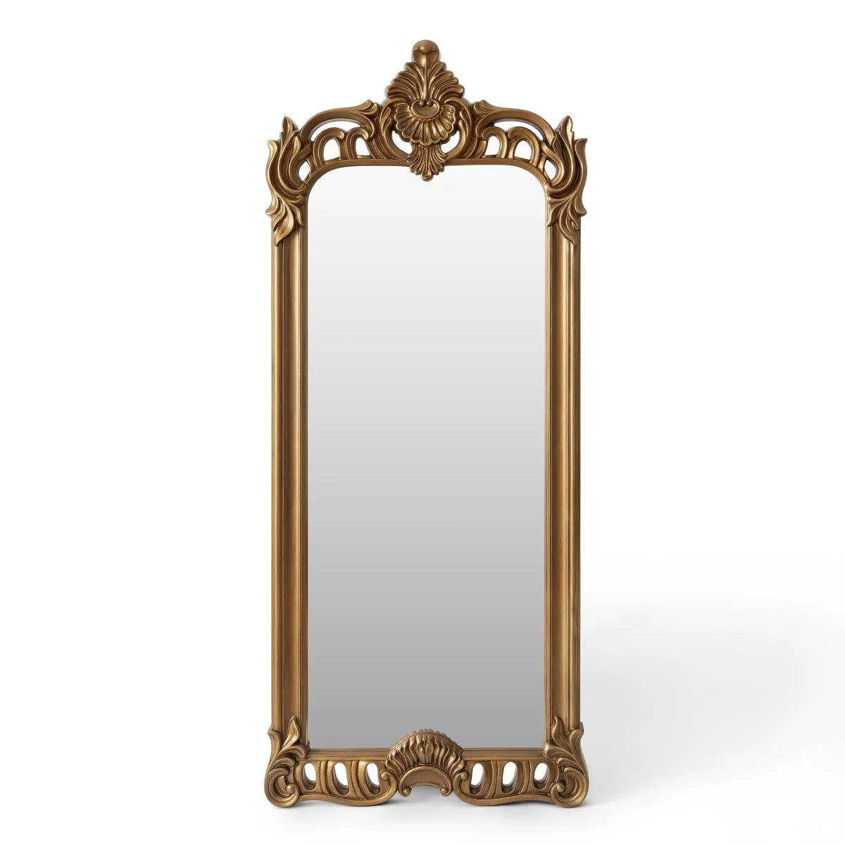 Euri Vintage Gold Arched Full-Length Mirror by House of Hampton®